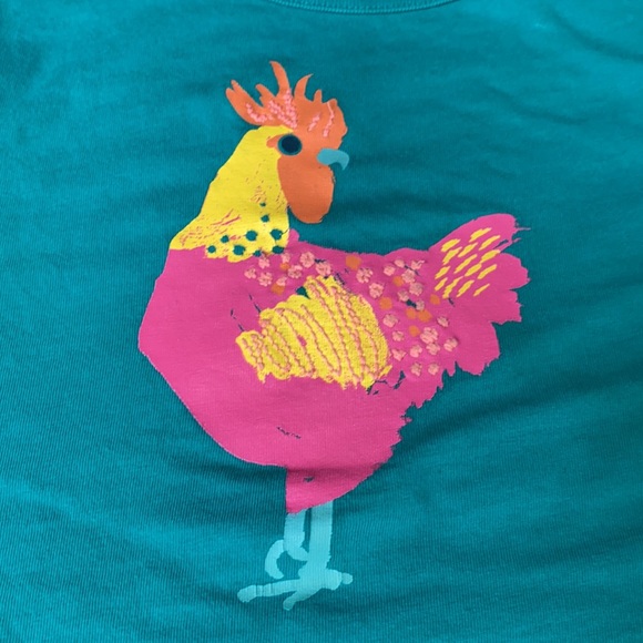 Tea Collection Rumba Rooster Set 12-18 mos - Picture 4 of 6